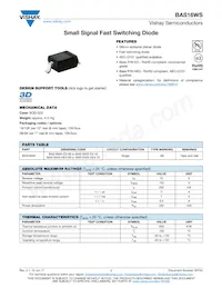 BAS16WS-HE3-18 Datasheet Cover