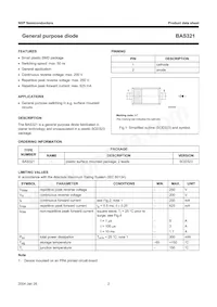 BAS321/8X Datasheet Page 3