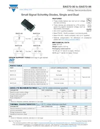 BAS70-05-HE3-08 Datasheet Cover