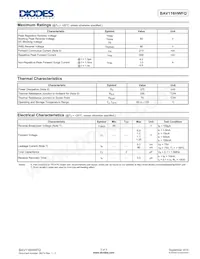 BAV116HWFQ-7 Datasheet Page 2