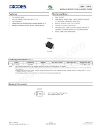 BAV116WS-7 Datasheet Cover