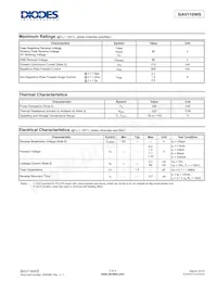 BAV116WS-7 Datasheet Page 2