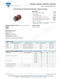 BAV300-TR3 Datasheet Cover