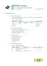 BCP53-16TF Datasheet Pagina 2