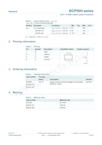 BCP56-10HX Datasheet Page 2