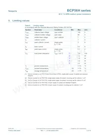 BCP56-10HX數據表 頁面 3