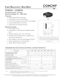 CFRB305-G Datasheet Cover