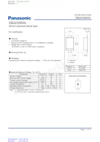DB2230600L Datasheet Copertura