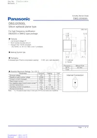 DB2J20500L Datasheet Cover