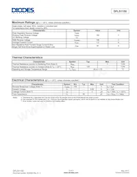 DFLS1150-7 Datasheet Page 2