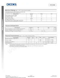 DFLS260-7 Datasheet Page 2