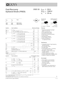 DSEI30-10AR Datasheet Cover