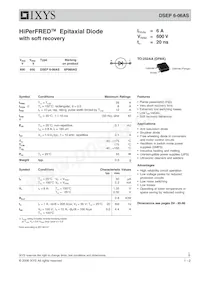 DSEP6-06AS-TRL Datasheet Copertura