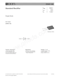 DSI45-12A Datasheet Cover