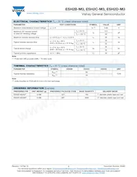 ESH2D-M3/52T Datasheet Page 2