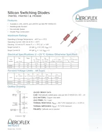 JANTX1N4150-1 Datasheet Cover