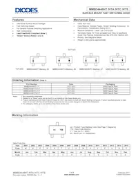 MMBD4448HTA-7 Datasheet Cover