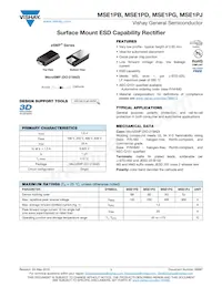 MSE1PGHM3/89A Datasheet Cover