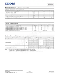 PDS360Q-13 Datasheet Pagina 2