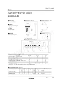 RB055LA-40TR Datasheet Cover