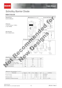 RB411VA-50TR Datasheet Cover