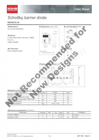RB520CS-30T2R Datasheet Cover