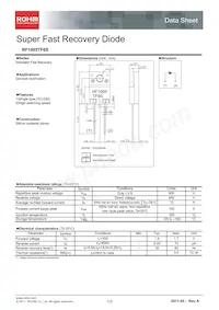 RF1005TF6S Datasheet Cover