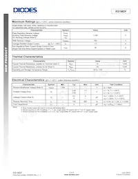 RS1MDF-13 Datasheet Pagina 2