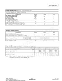 SBR12A45SD1-T Datasheet Page 2