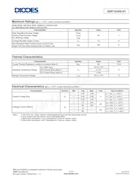 SBR12U45LH1-13R Datasheet Page 2