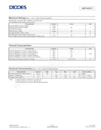 SBR140S1F-7 Datasheet Page 2