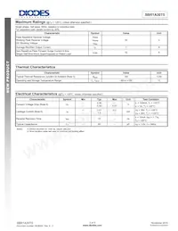 SBR1A30T5-7 Datasheet Pagina 2