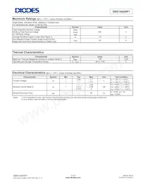 SBR1A400P1-7 Datasheet Pagina 2