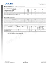 SBR1U200P1-7 Datasheet Page 2