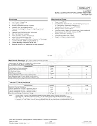 SBR2A30P1-7 Datasheet Cover