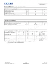 SBR2U60S1F-7 Datasheet Page 2