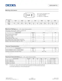SBR3U60P1Q-13 Datasheet Page 2