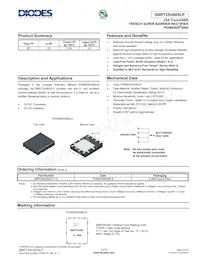 SBRT25U60SLP-13 Datasheet Cover