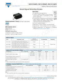 SD101BWS-HE3-08 Datasheet Cover