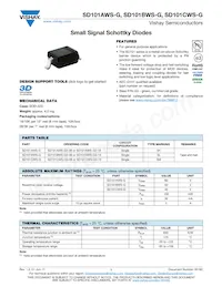 SD101CWS-G3-08 Datasheet Copertura