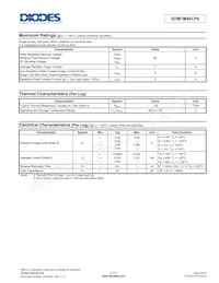 SDM1M40LP8-7 Datasheet Page 2