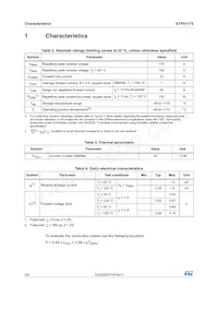 STPS1170AF Datasheet Page 2