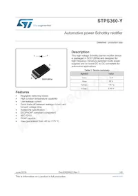 STPS360AFY Datasheet Cover