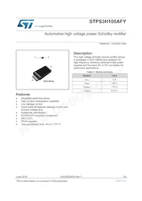 STPS3H100AFY Datasheet Cover