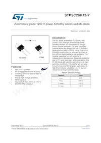 STPSC20H12GY-TR Datasheet Cover