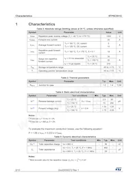 STPSC5H12D Datasheet Page 2