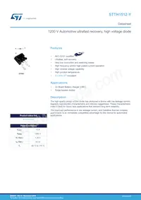 STTH1512GY-TR Datasheet Cover