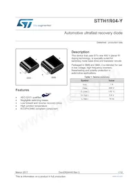 STTH1R04AY Datasheet Cover