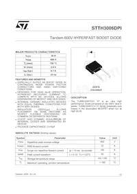 STTH3006DPI Datasheet Cover