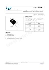 STTH30S12W Datasheet Cover